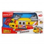 SPECIAL EQUIPMENT DICKIE TOYS HELICOPTER RESCUE SERVICE WITH SOUND - image-1